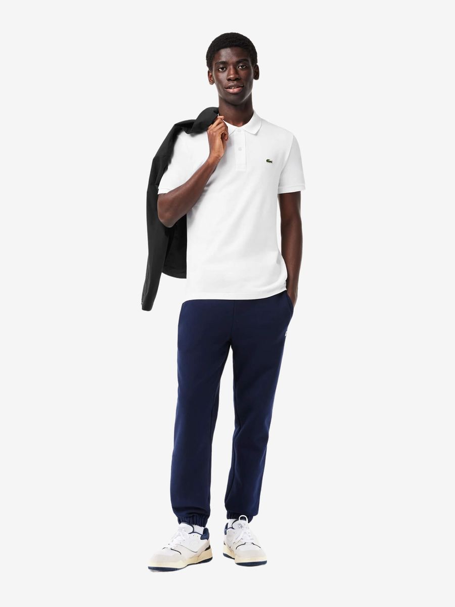 LACOSTE — Футболка Поло Slim Fit L.12.12 White