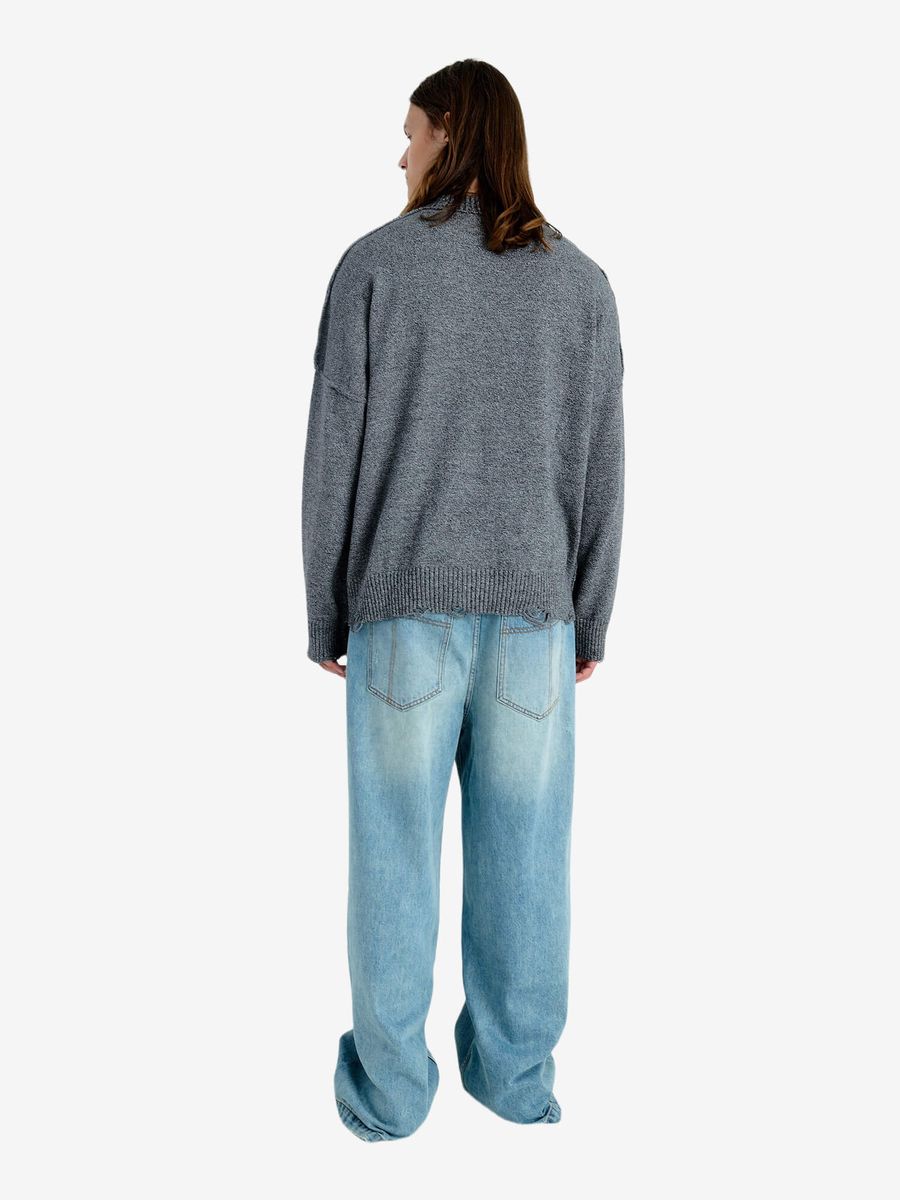 THE RAGGED PRIEST — Свитер Вязаный Direction Knit Acis Wash Black