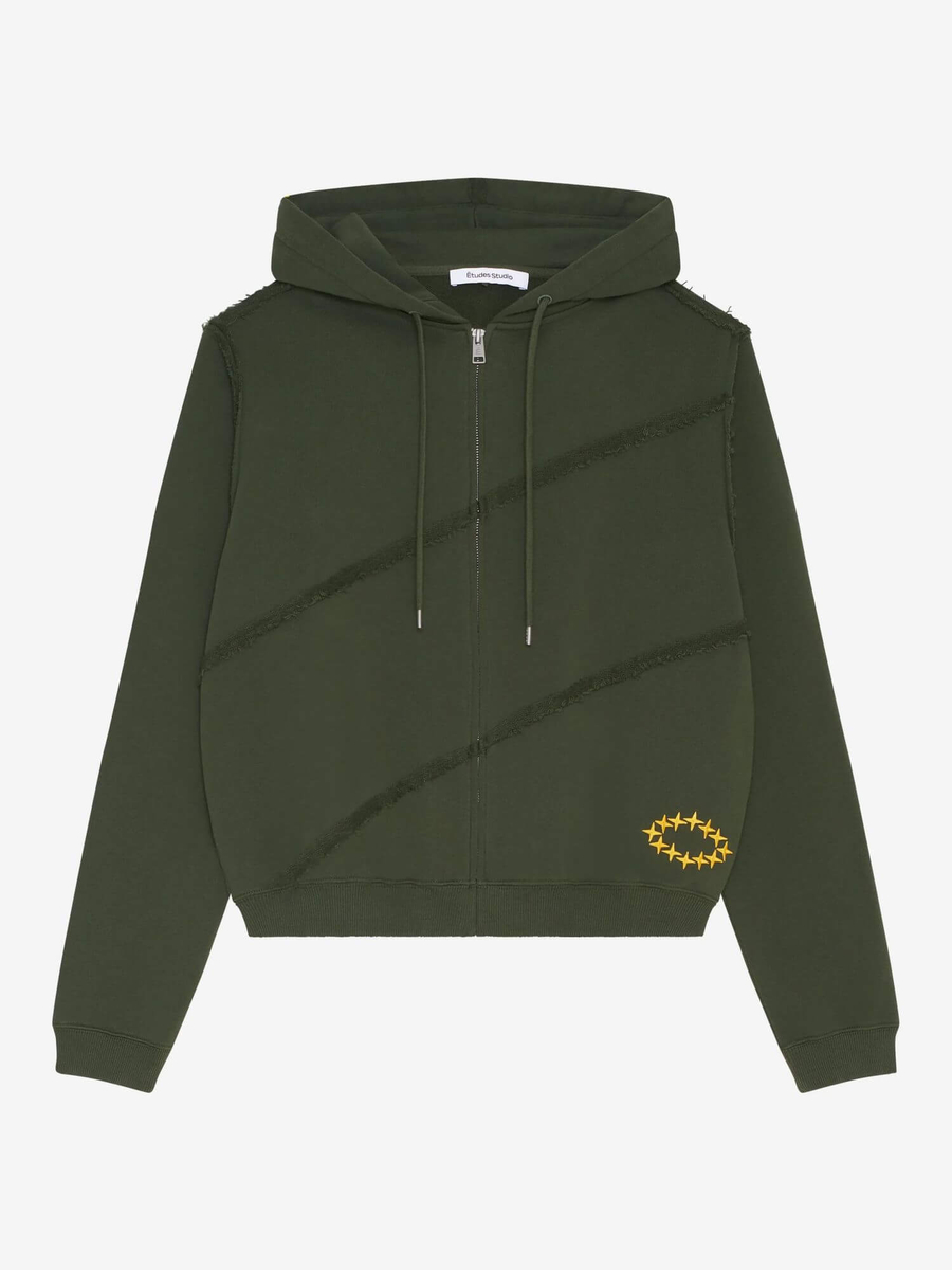 ÉTUDES STUDIO — Худи ZIP Slim Zip Hoodie Dark Green