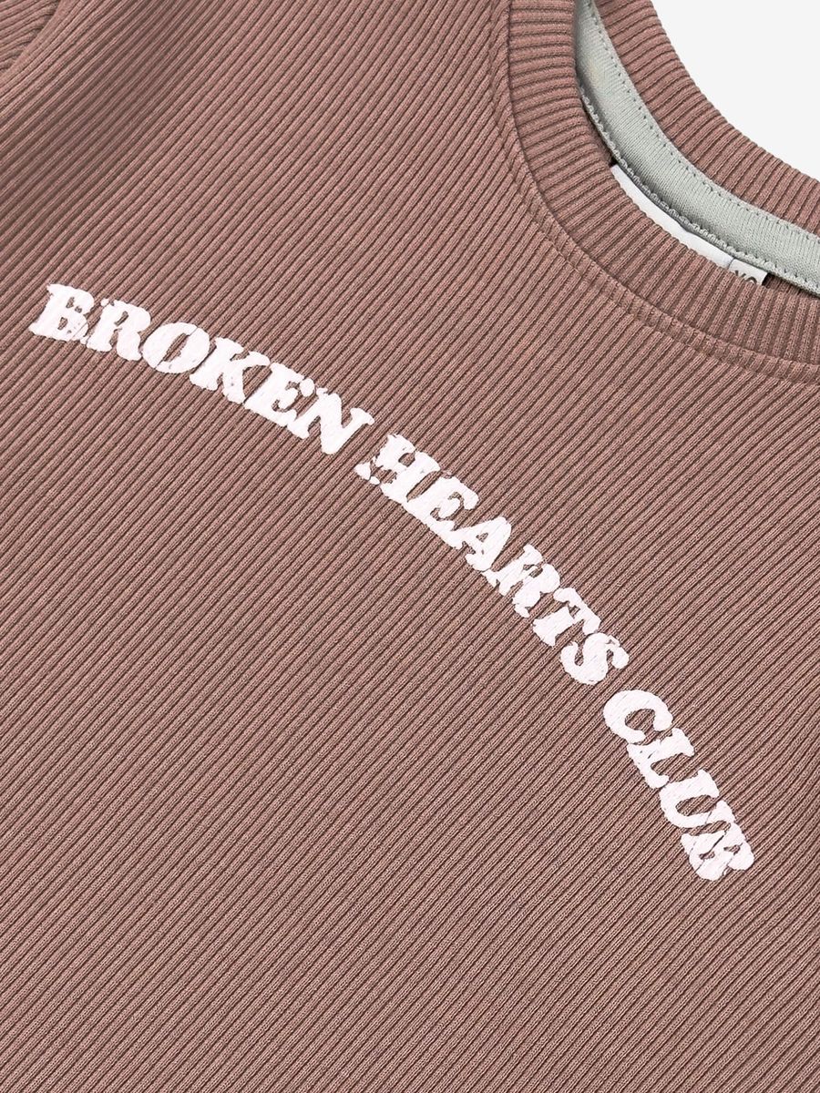 DISSIDENT — Футболка BHC Arch Baby Tee Dusty Rose