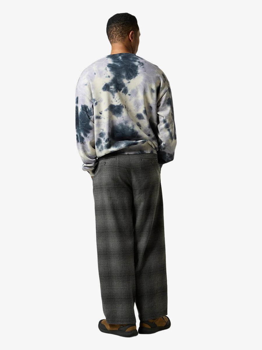 HUF — Свитшот Tie Dye 89 Logo Crew Navy