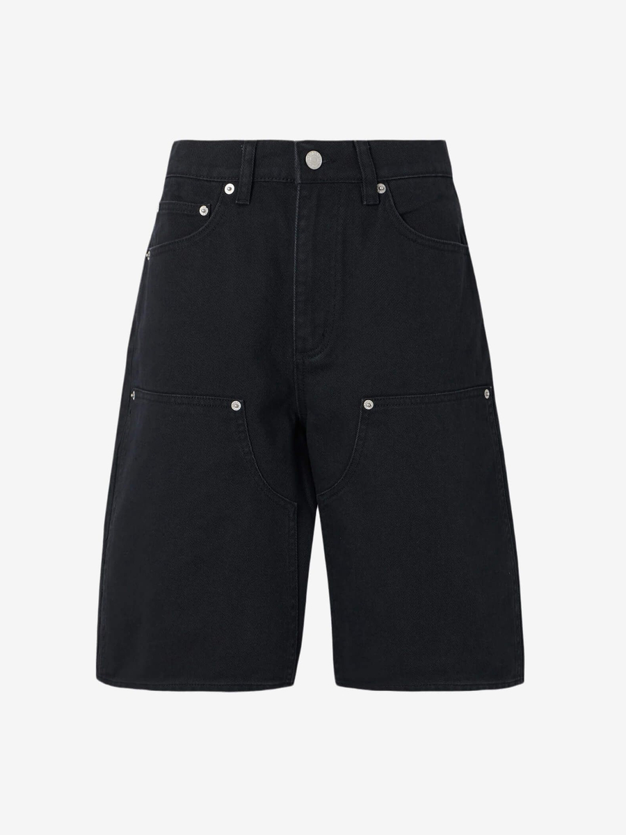 OBEY — Шорты W Shift Panel Short Digital Black (Faded Wash)
