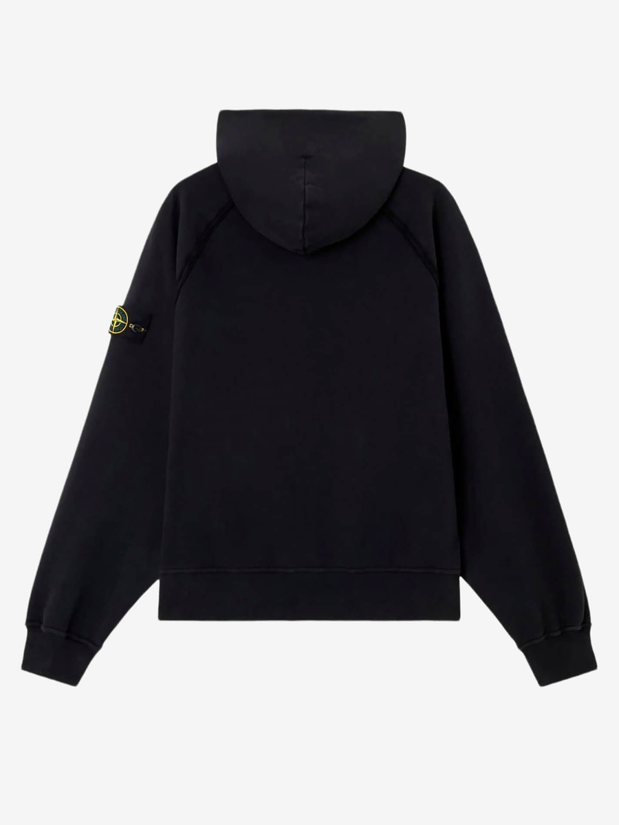STONE ISLAND — Худи Brushed Organic Reglan Hood Black
