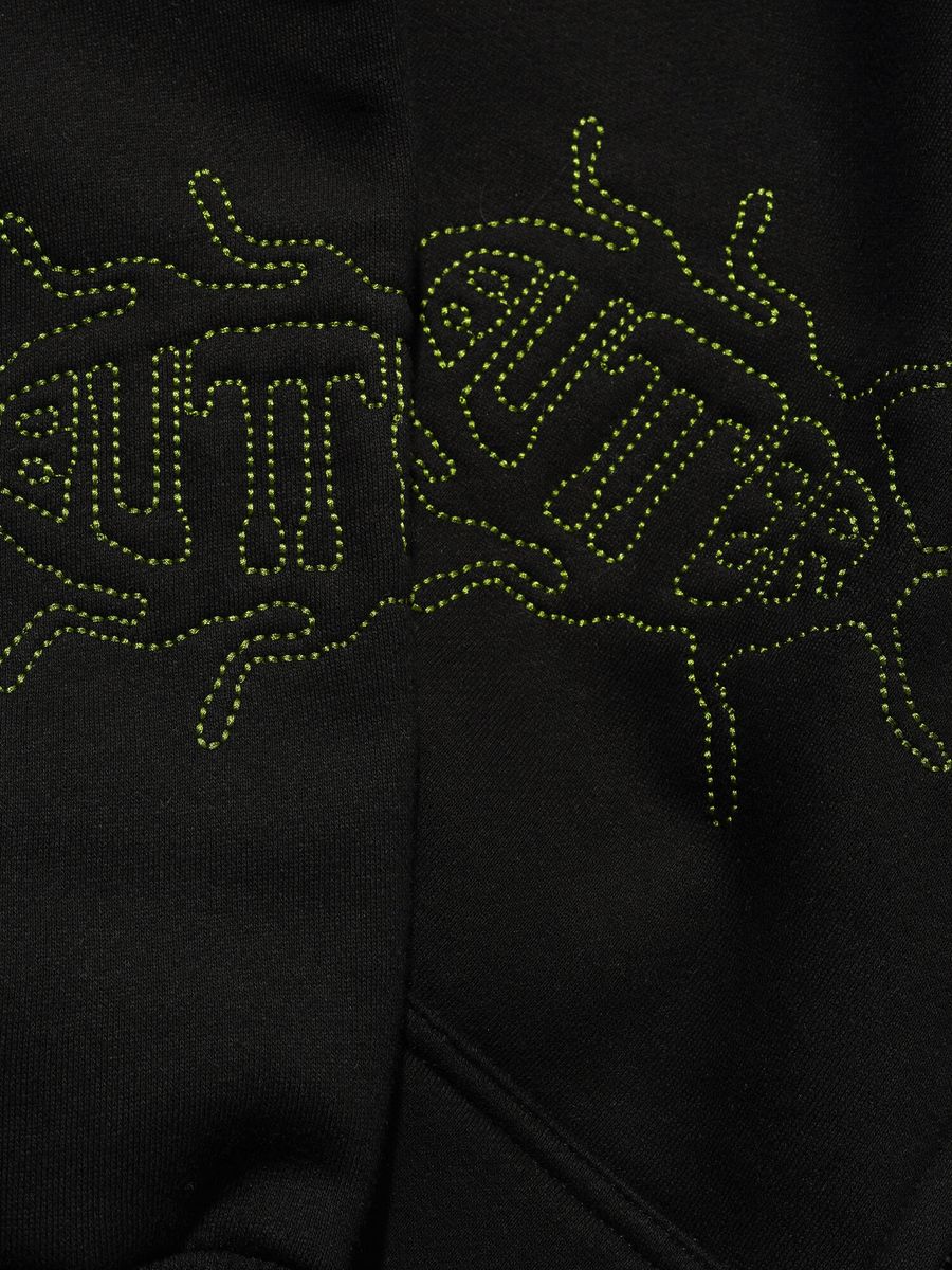 BUTTER GOODS — Худи Roach ZIP Black