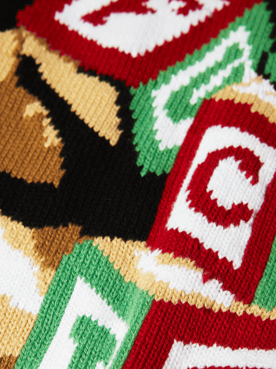 HUF — Свитер вязаный Gift Bear Intarsia Sweater Black