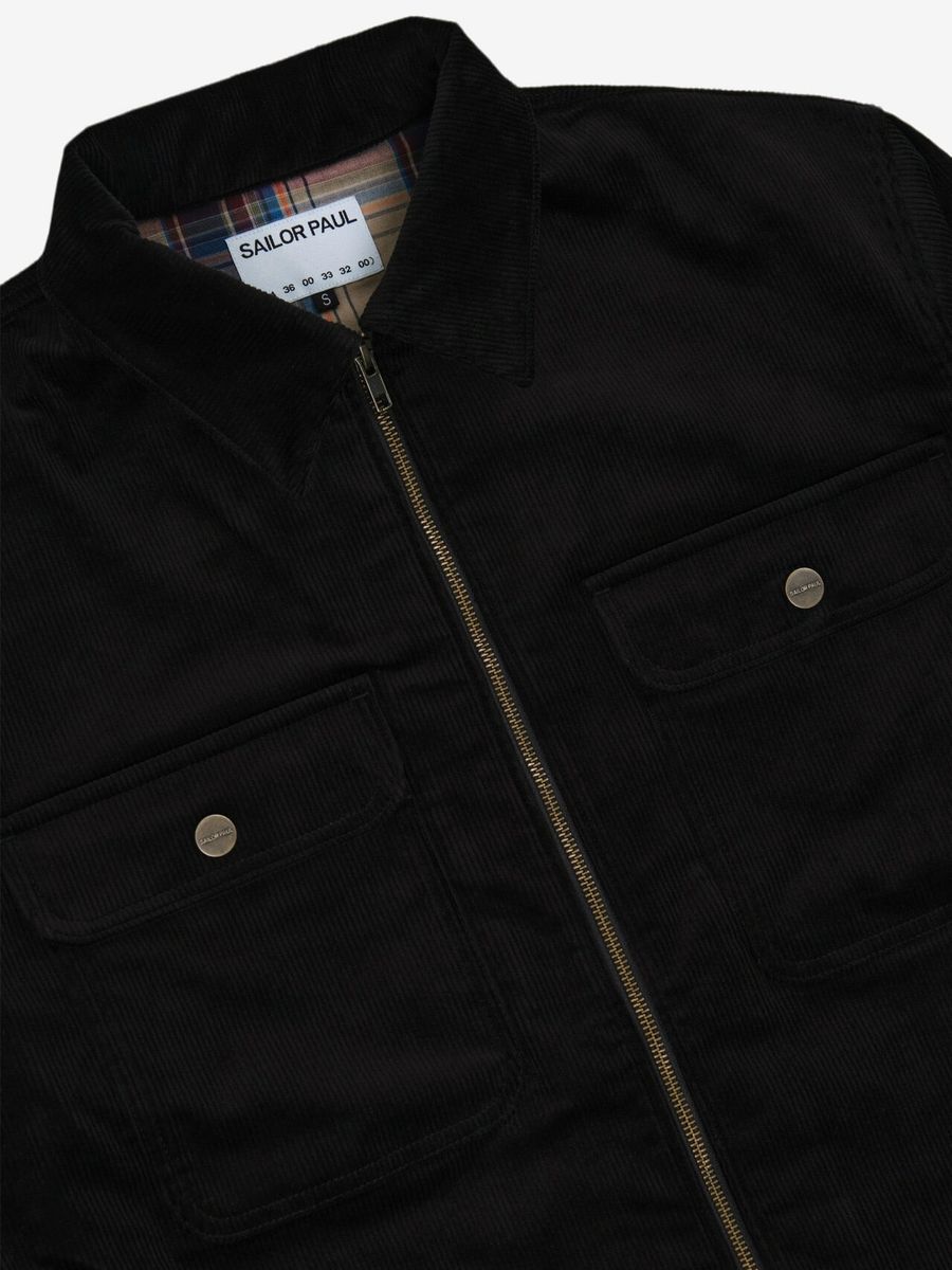 SAILOR PAUL — Куртка Velvet Unit Jacket Черный