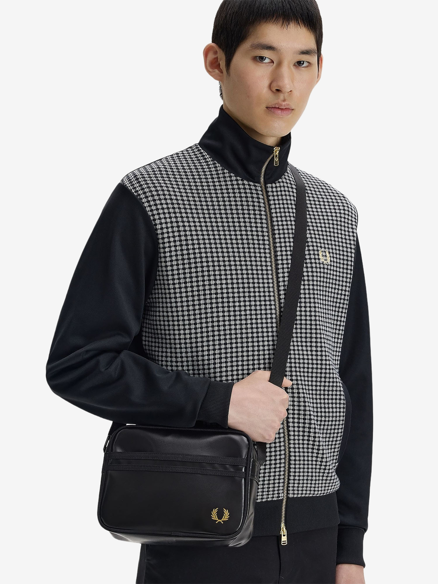 FRED PERRY — Сумка Tonal Classic Mini Shoulder Bag Black/Gold