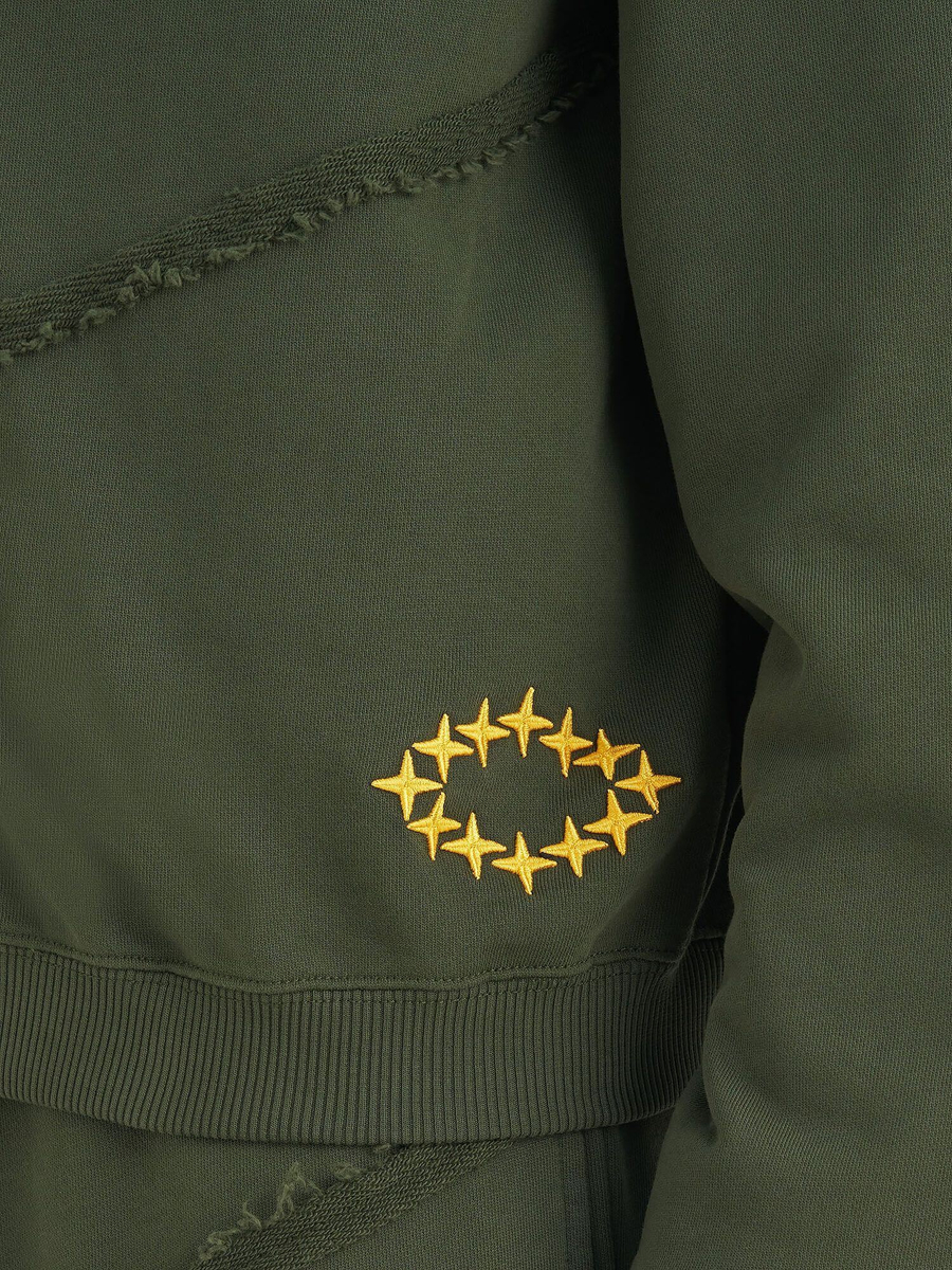 ÉTUDES STUDIO — Худи ZIP Slim Zip Hoodie Dark Green