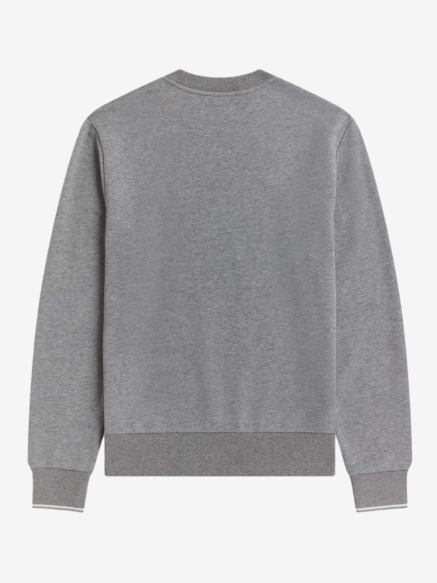 FRED PERRY — Свитшот Crew Neck Steel Marl
