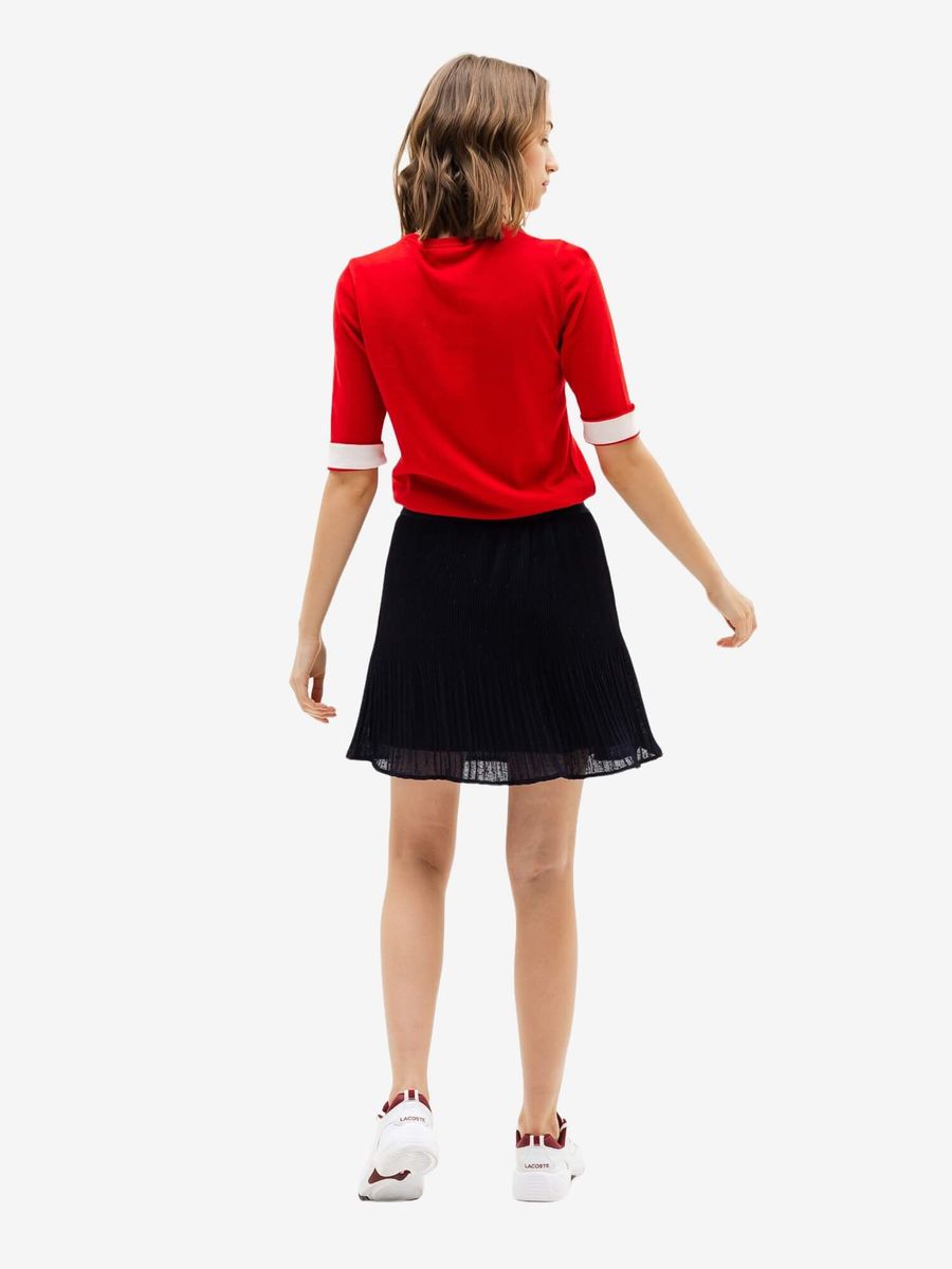 LACOSTE — Юбка Plated Skirt Navy Blue