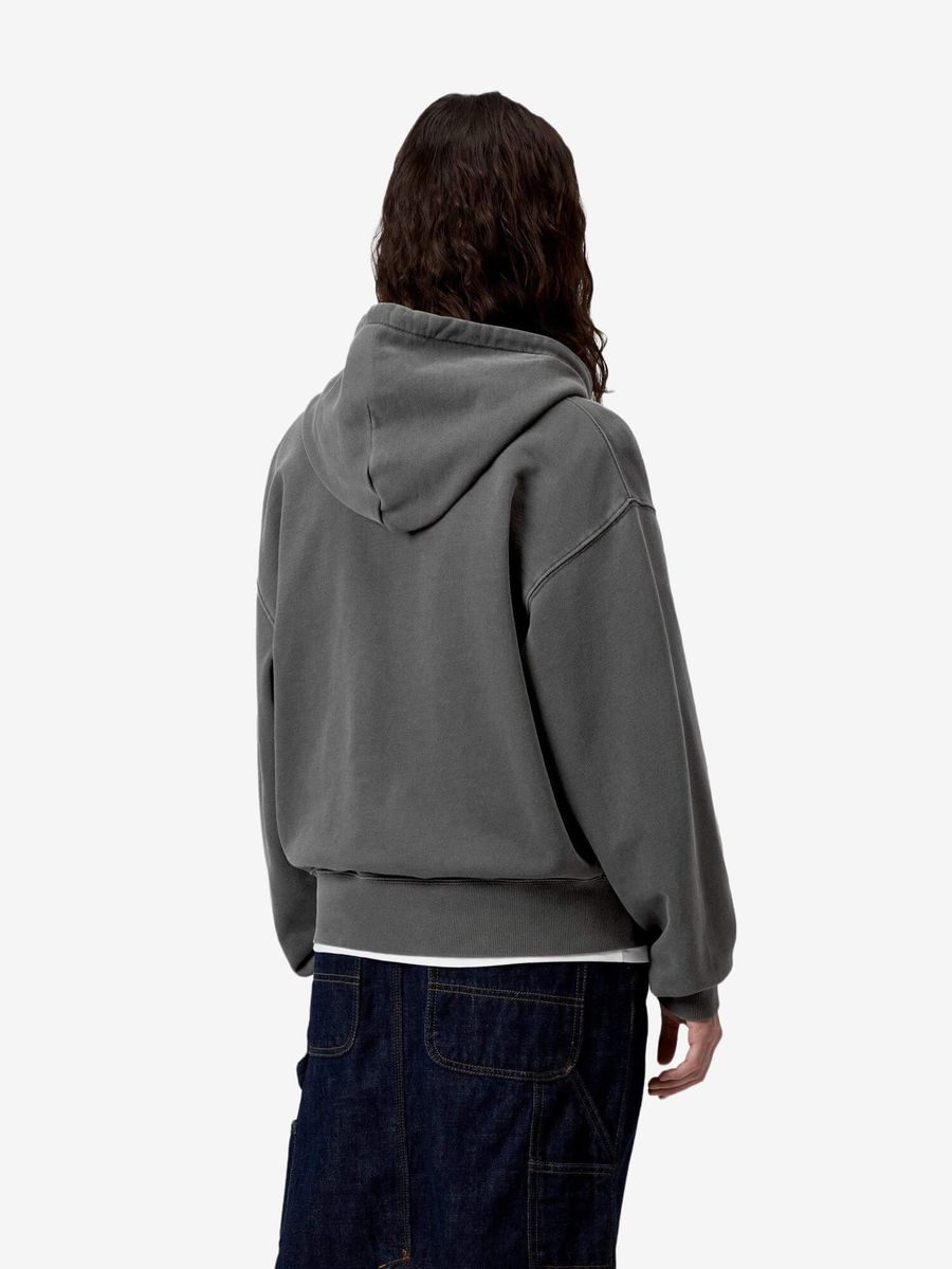 CARHARTT WIP — Куртка W' Hooded Nelson Jacket Black (Garment Dyed)