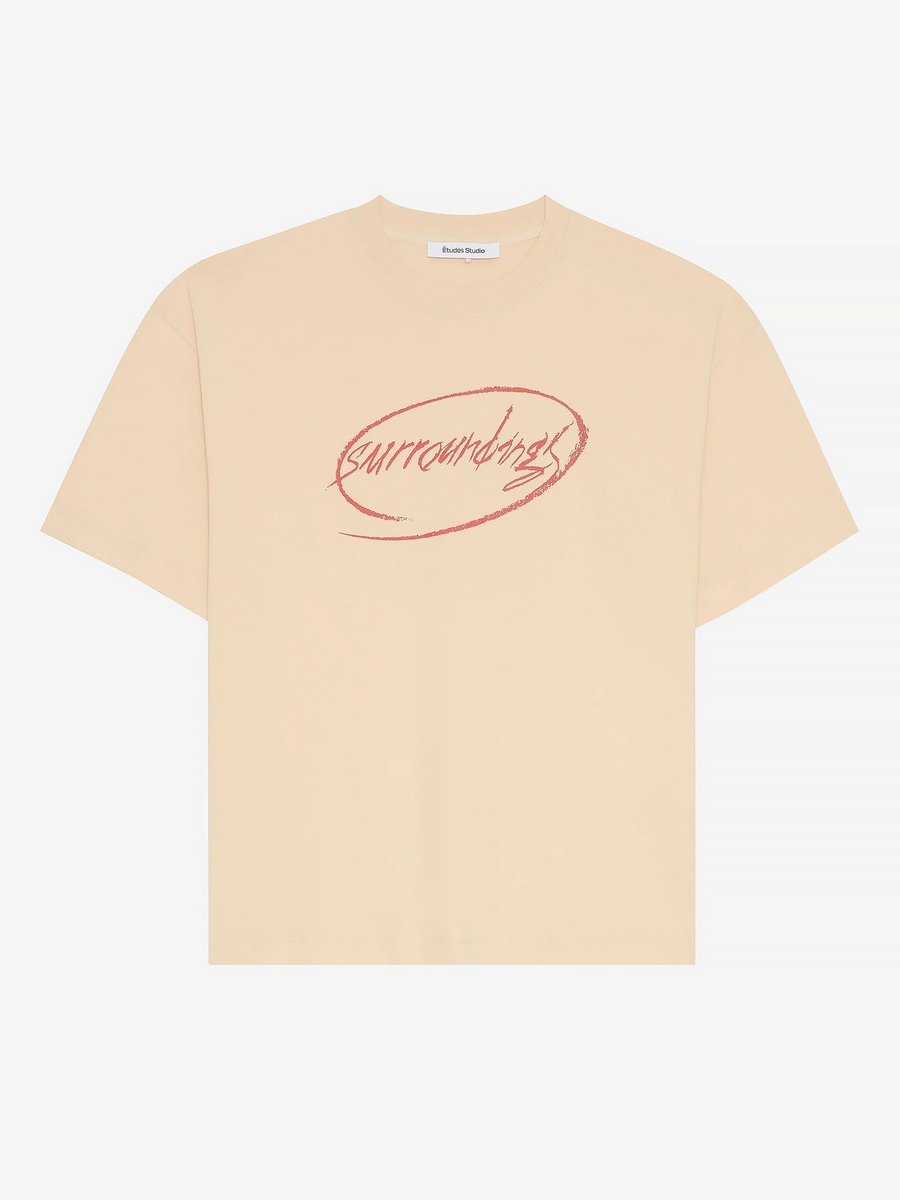 ÉTUDES STUDIO — Футболка Relax T-Shirt Surroundings Apricot