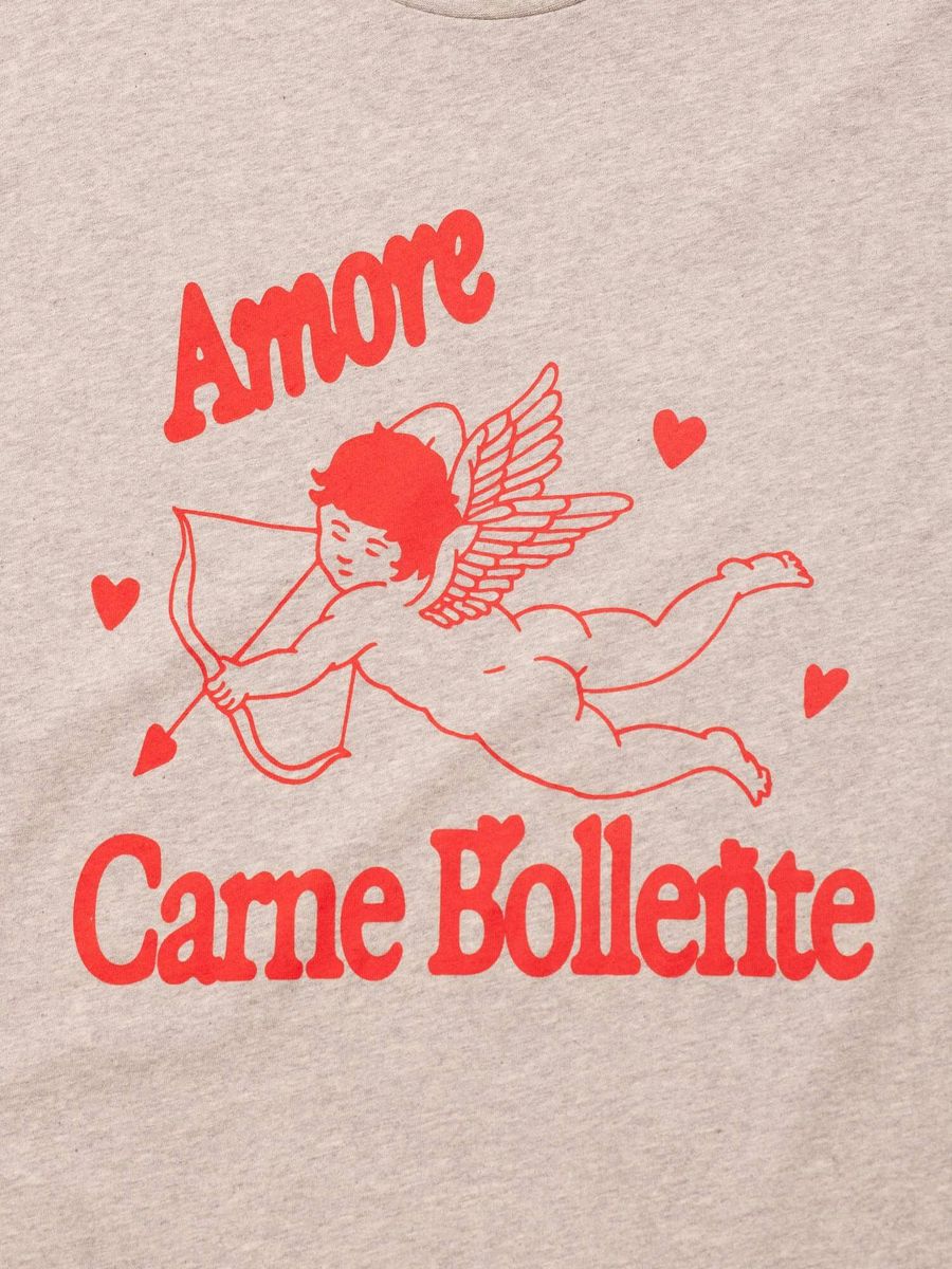 CARNE BOLLENTE — Лонгслив  Under Your Love Spell Melange Grey