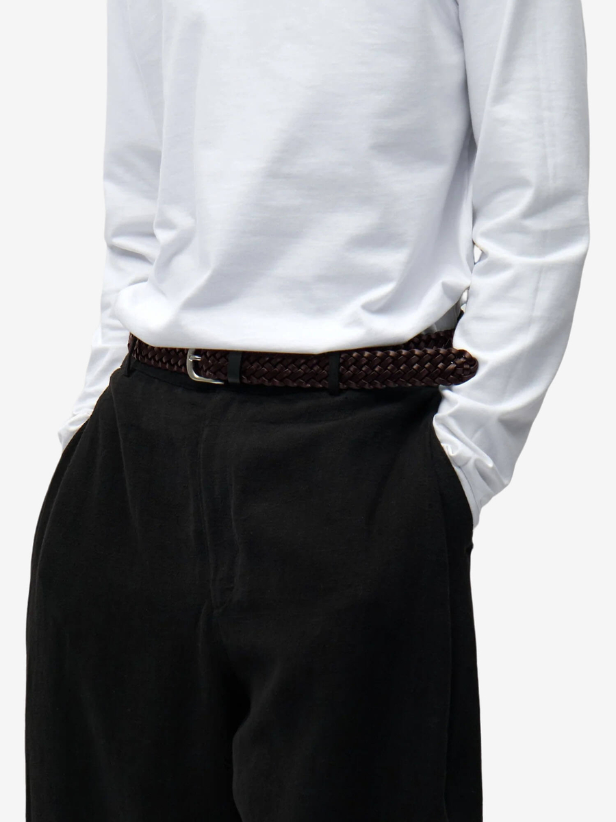 ARTE ANTWERP — Ремень Braided Leather Belt Brown os