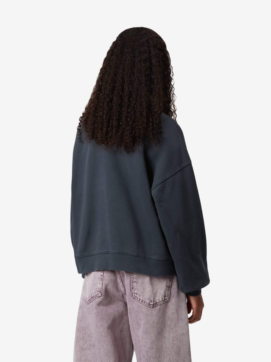 CARHARTT WIP — Свитшот W Benton Sweat Carbon (Garment Dyed)