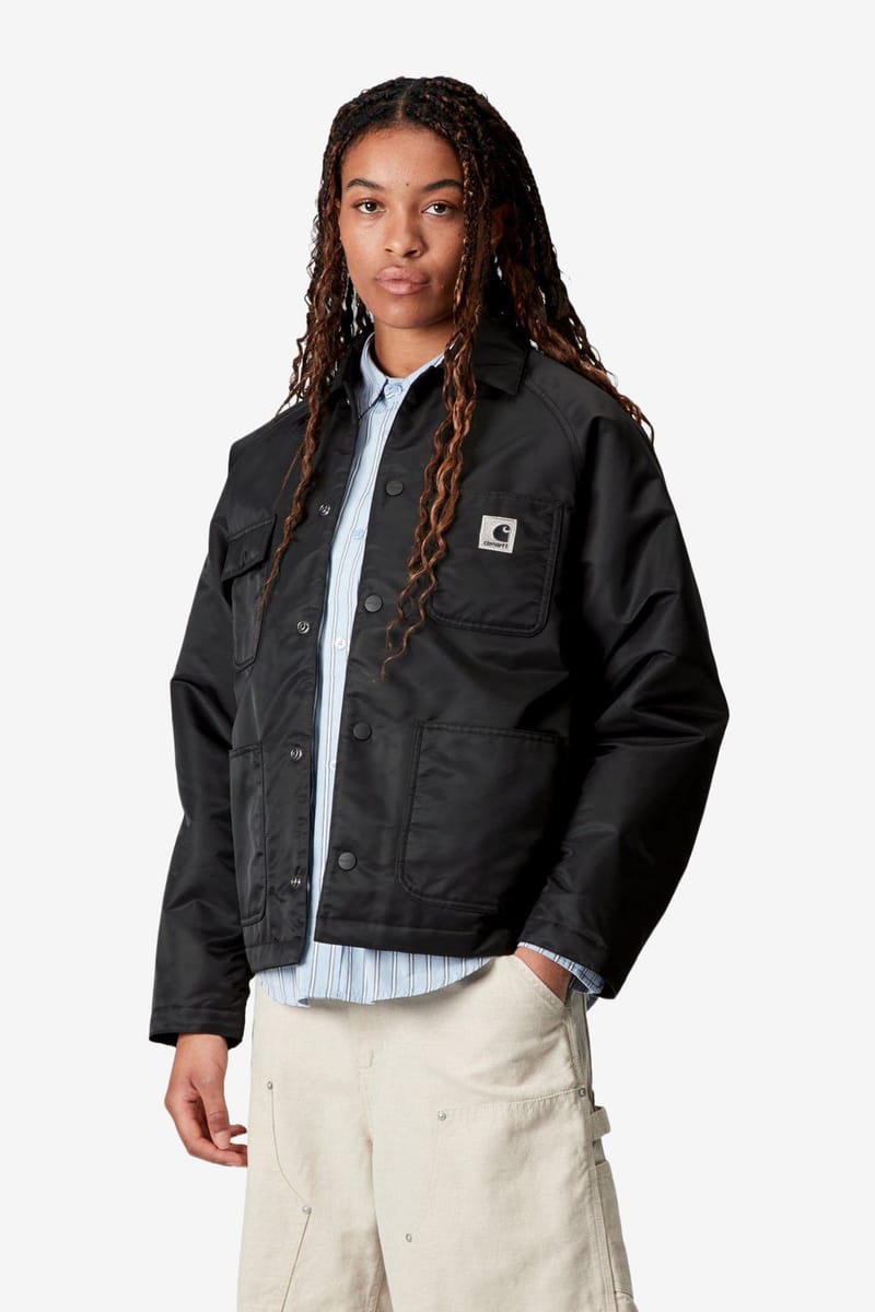 CARHARTT WIP — Куртка Alumni Chore Coat Black/Scarlet