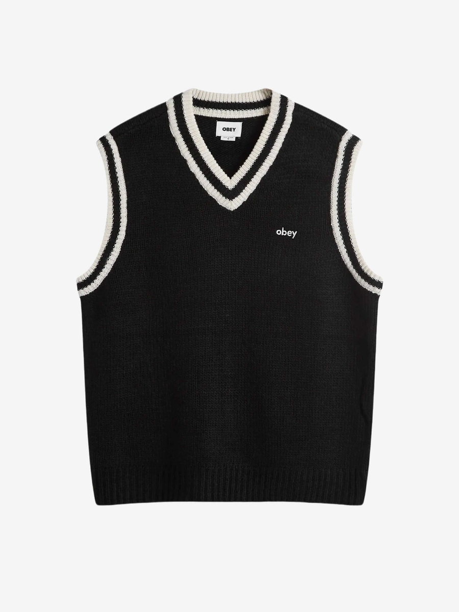 OBEY — Жилет Вязанный Alden Sweater Vest Black