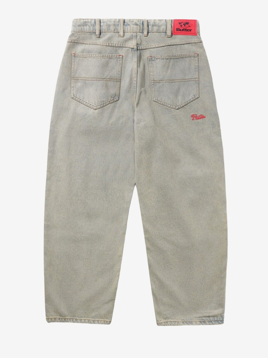 BUTTER GOODS — Джинсы Garage Denim Jeans Sunfade Blue