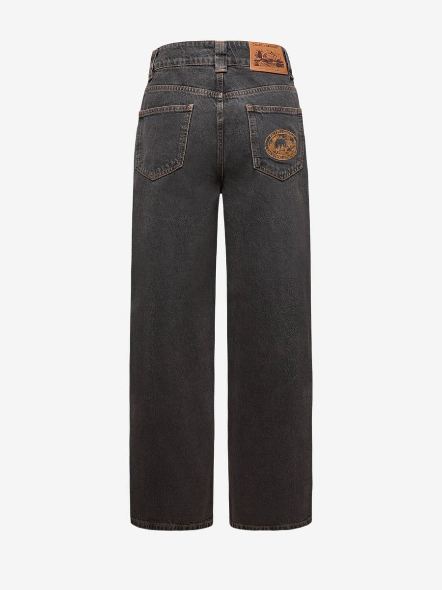 CALLED A GARMENT — Джинсы W Pastoral Wide Black Washed