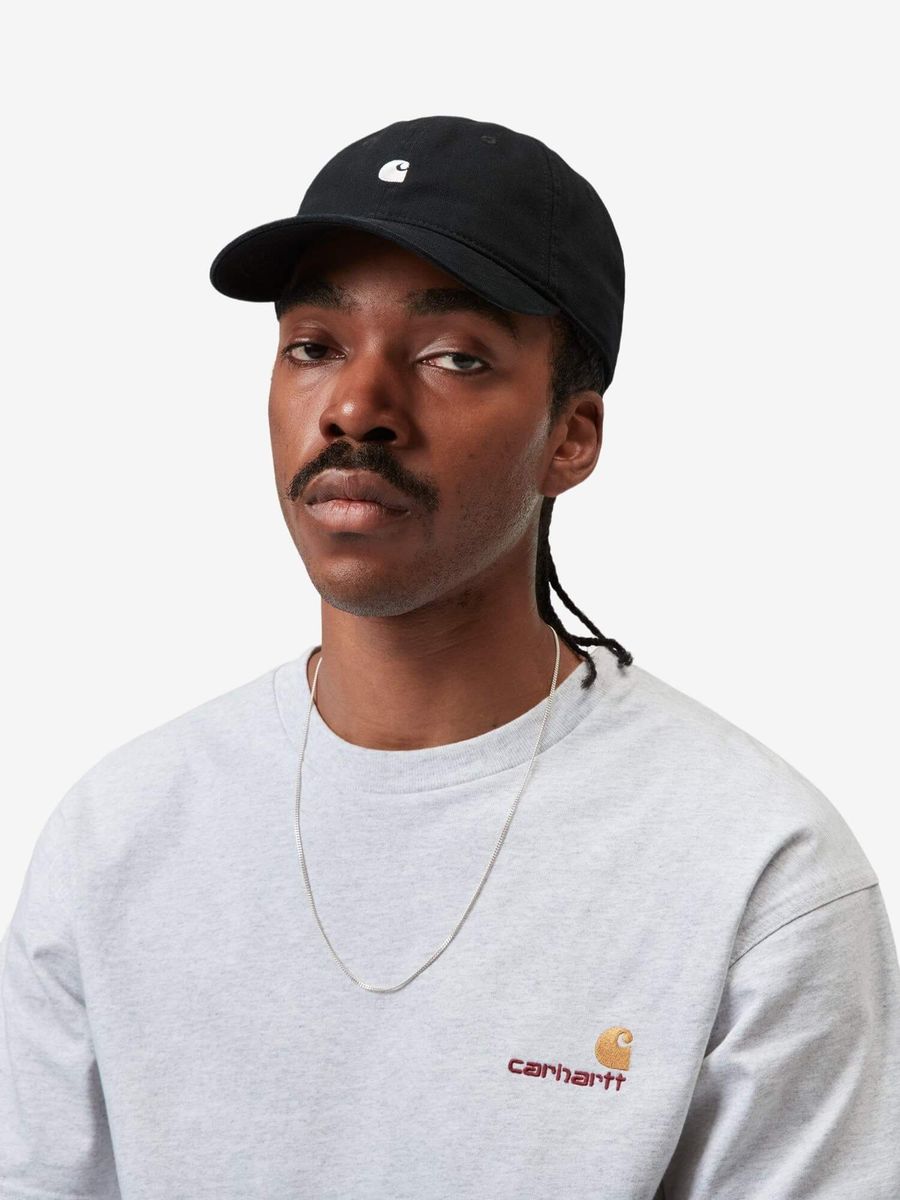 CARHARTT WIP — Кепка Madison Logo Black/White