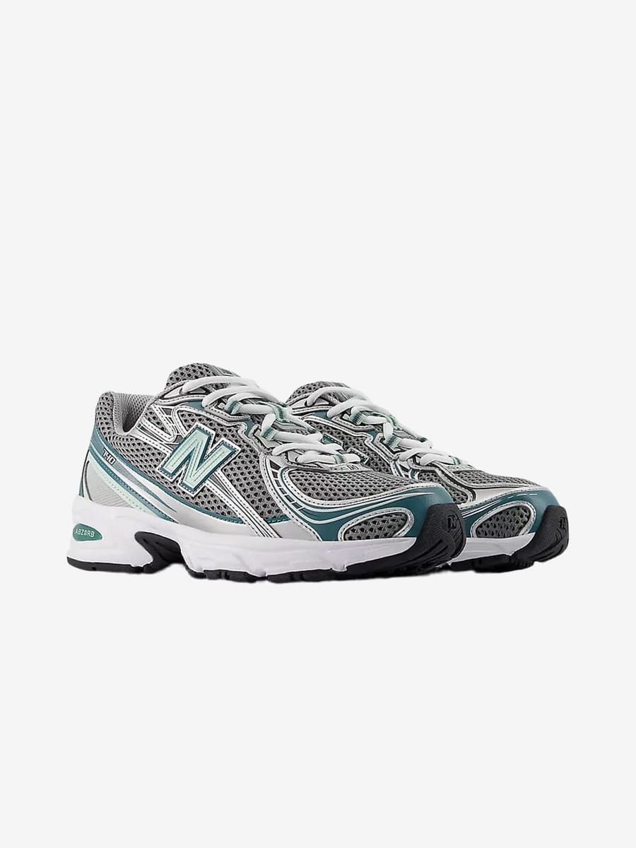 NEW BALANCE — Кроссовки 740 Silver Metallic/New Spruce