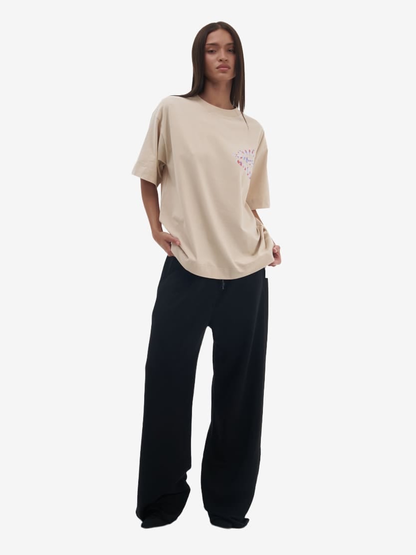 ZNY — Футболка Doing Nothing ss25 Beige