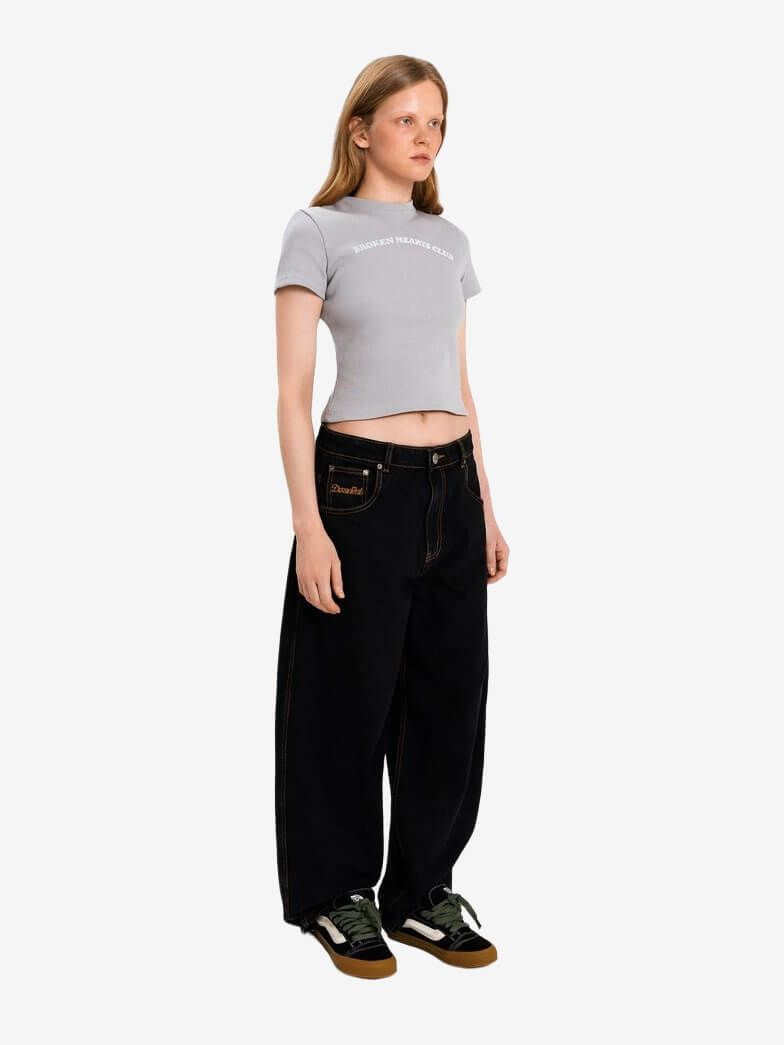 DISSIDENT — Джинсы Coat of Hearts Baggy Jeans Black