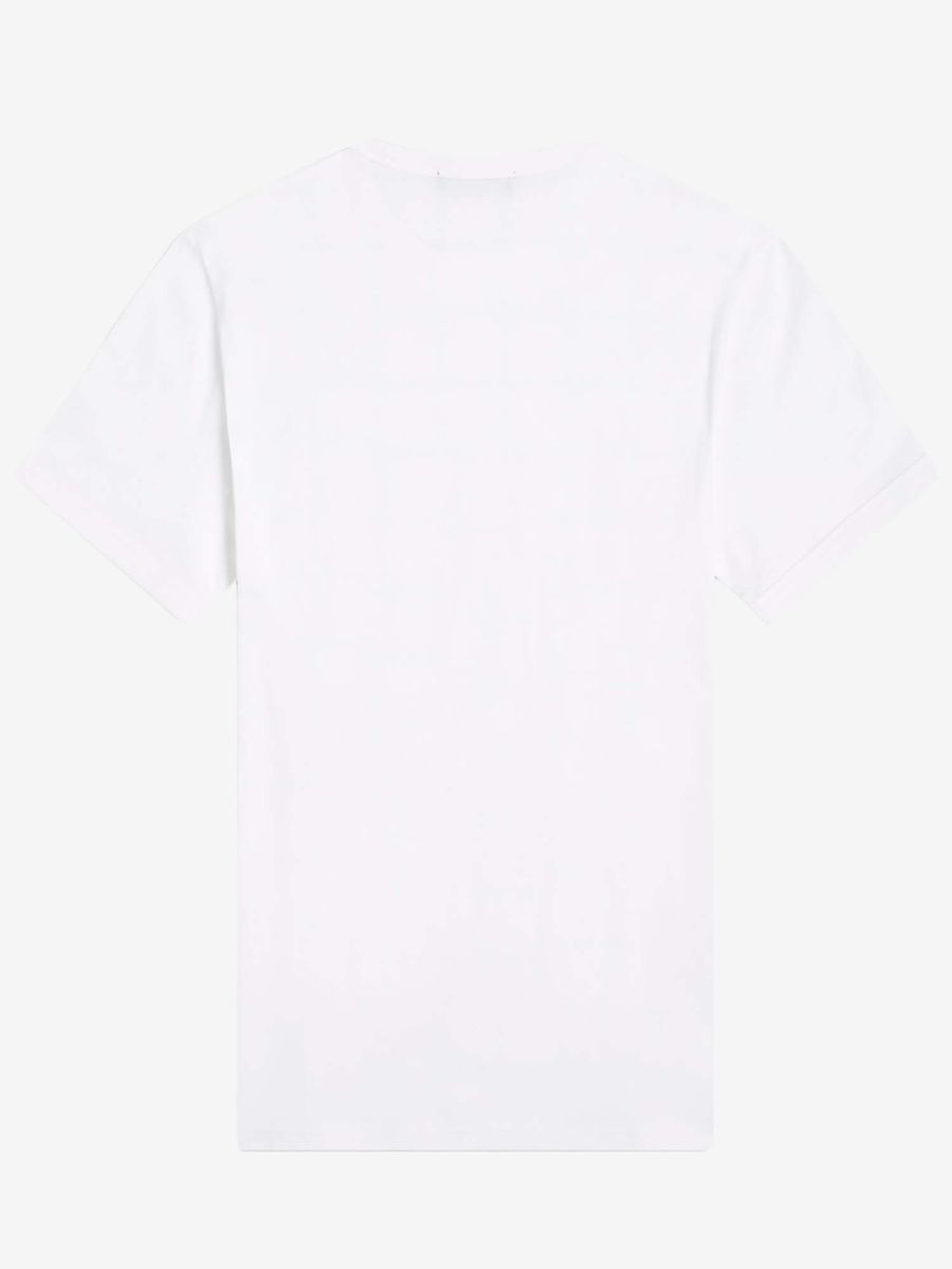 FRED PERRY — Футболка Ringer White/Black