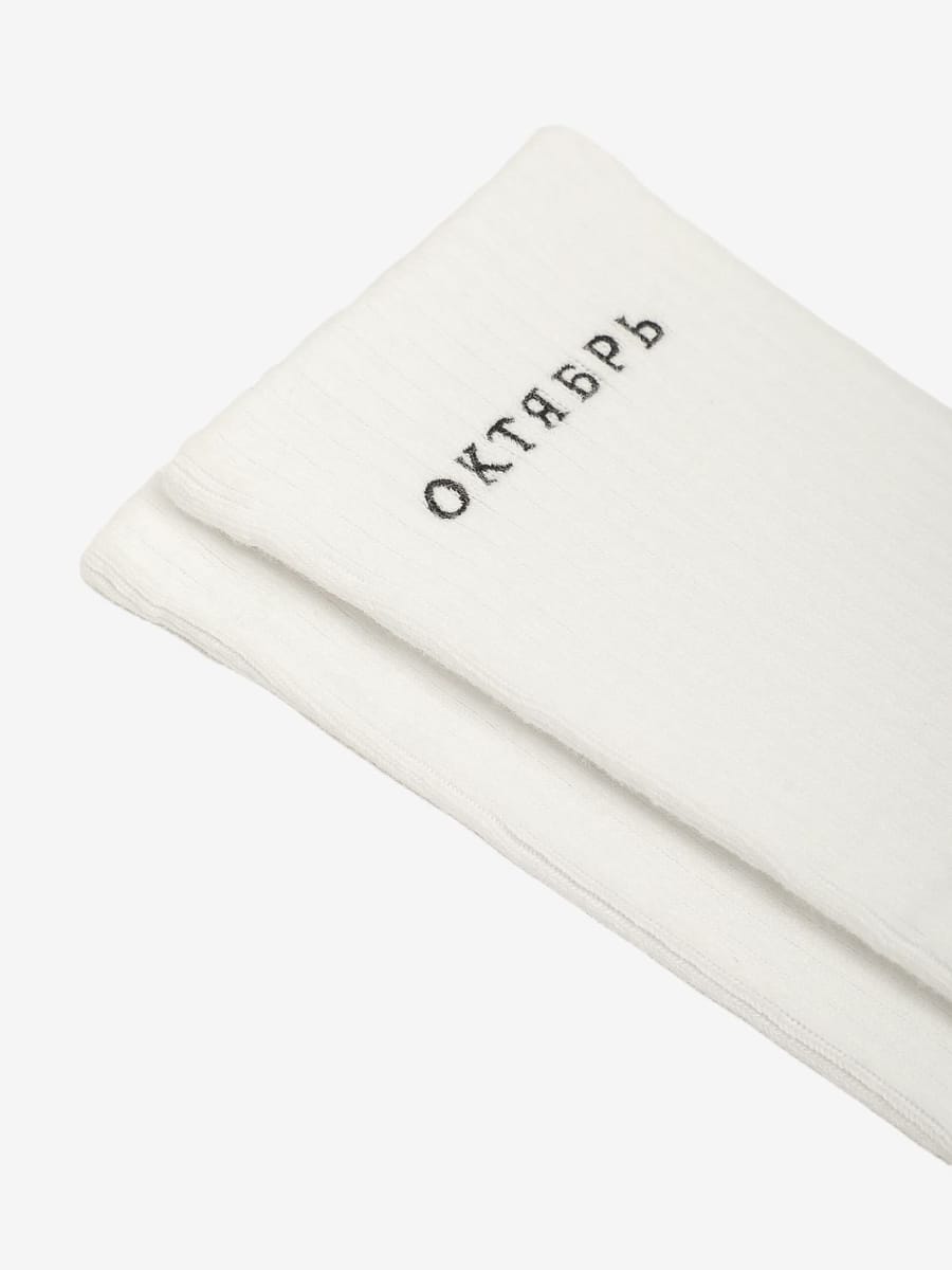 ОКТЯБРЬ — Носки OG Logo Socks White os