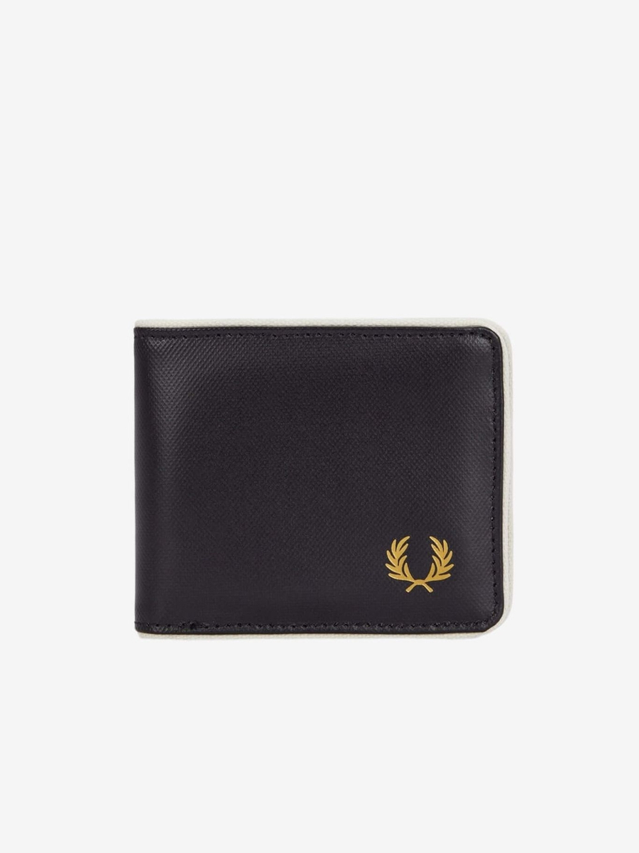 FRED PERRY — Кошелек Classic Zip Around Wallet Black/Ecru