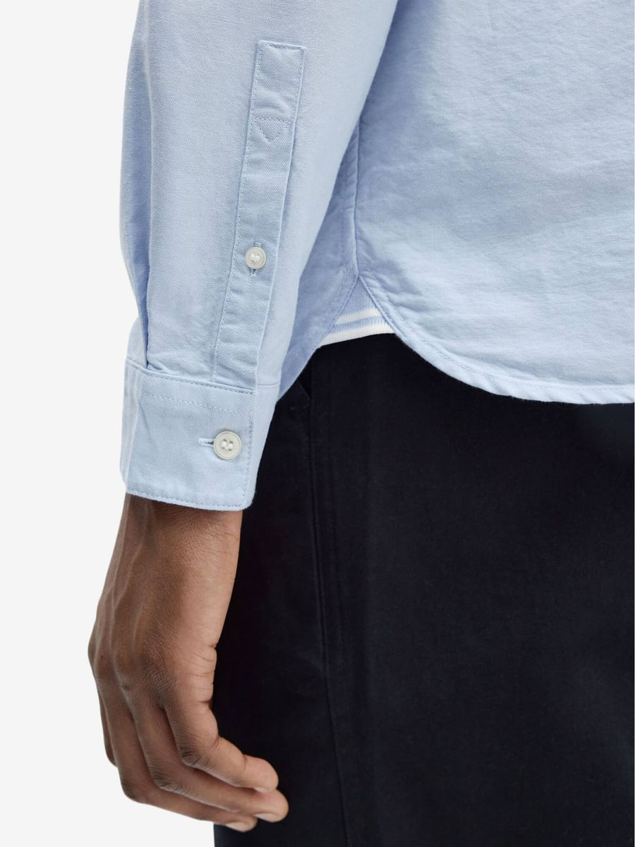FRED PERRY — Рубашка Oxford Laurel Light Smoke