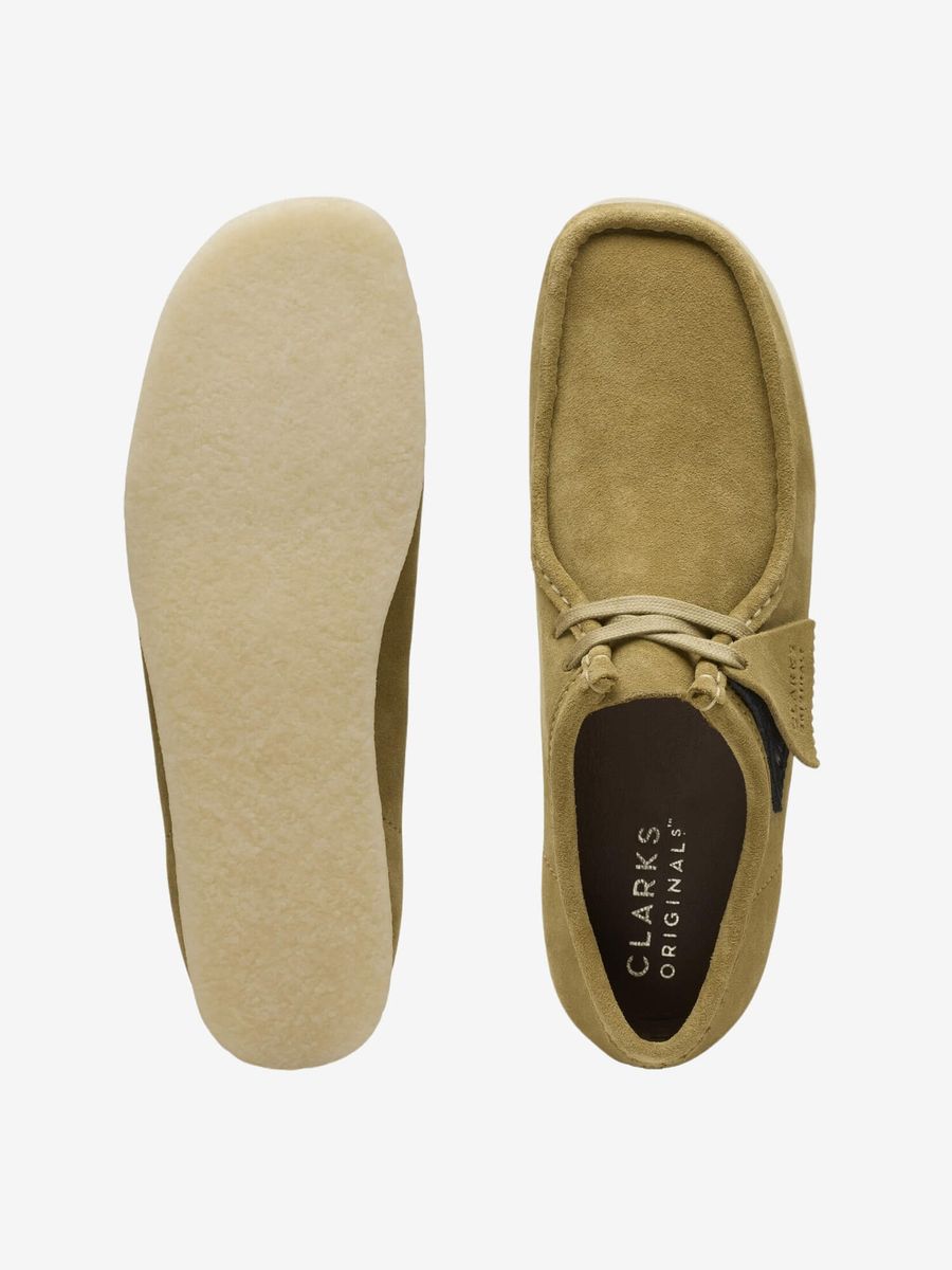 CLARKS ORIGINALS — Обувь Wallabee Mid Green Suede