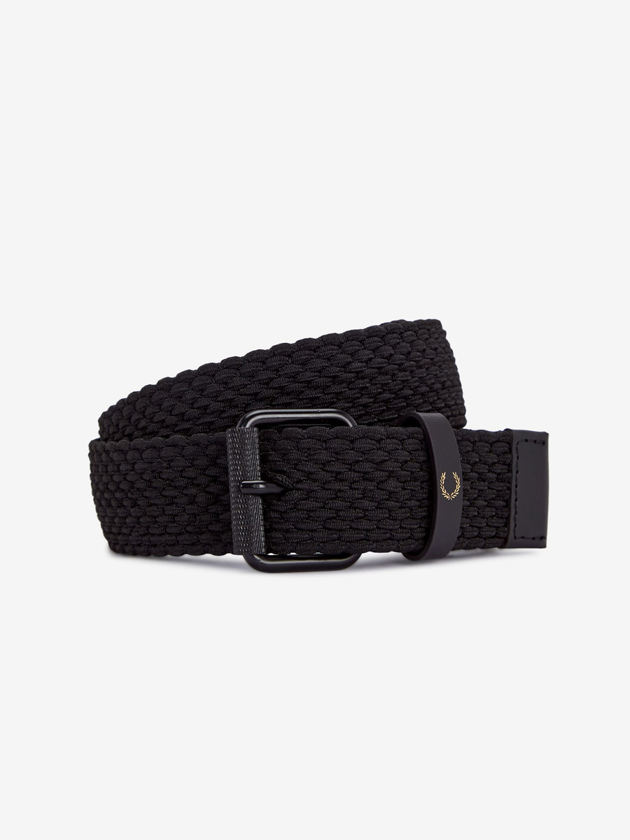 FRED PERRY — Ремень Woven Elastic Belt Black