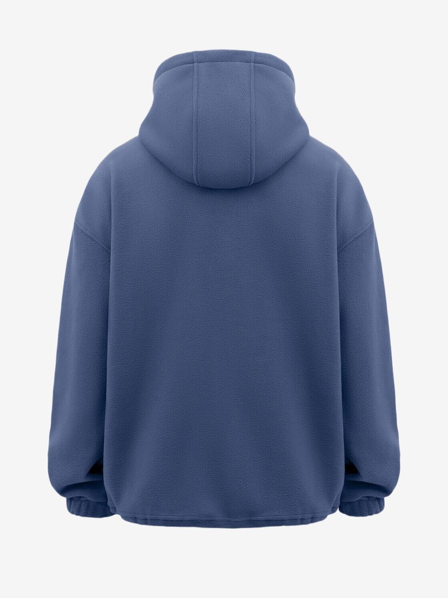 CALLED A GARMENT — Худи Флис Wrap Индиго