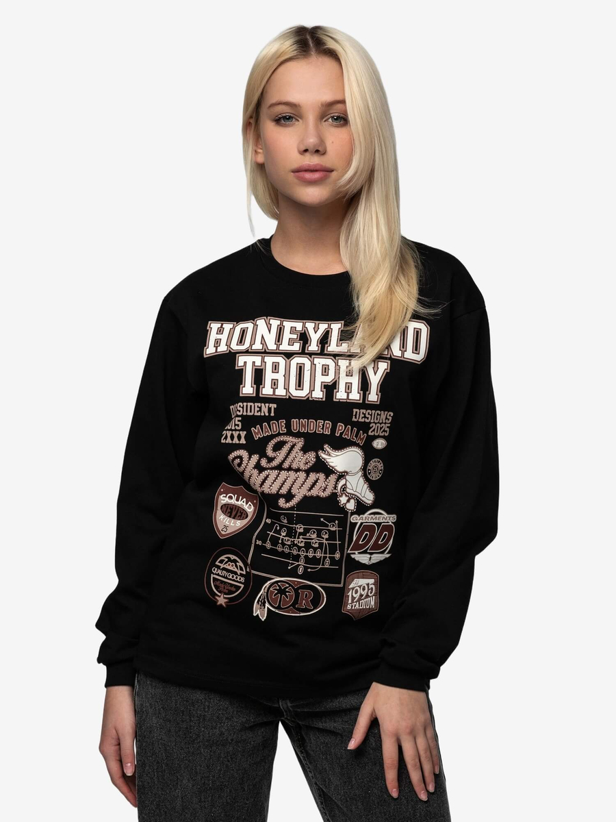 DISSIDENT — Лонгслив Trophy ss25 Black