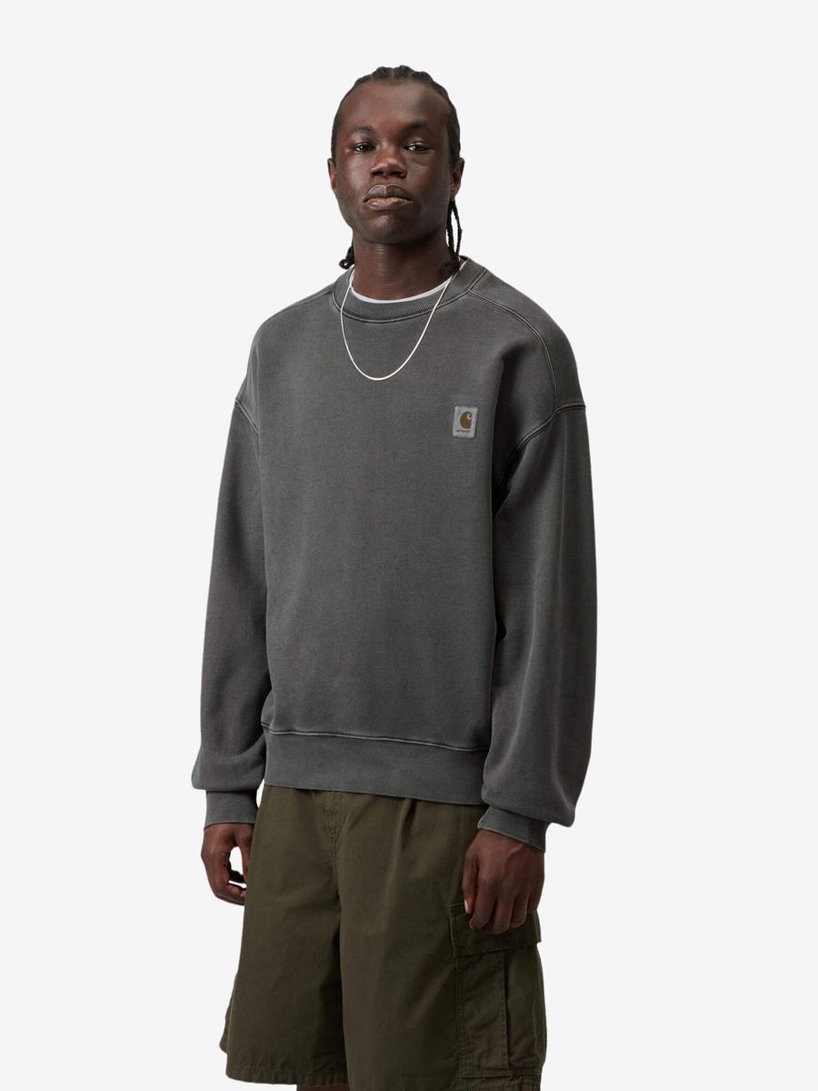 CARHARTT WIP — Свитшот Nelson Black (Garment Dyed)