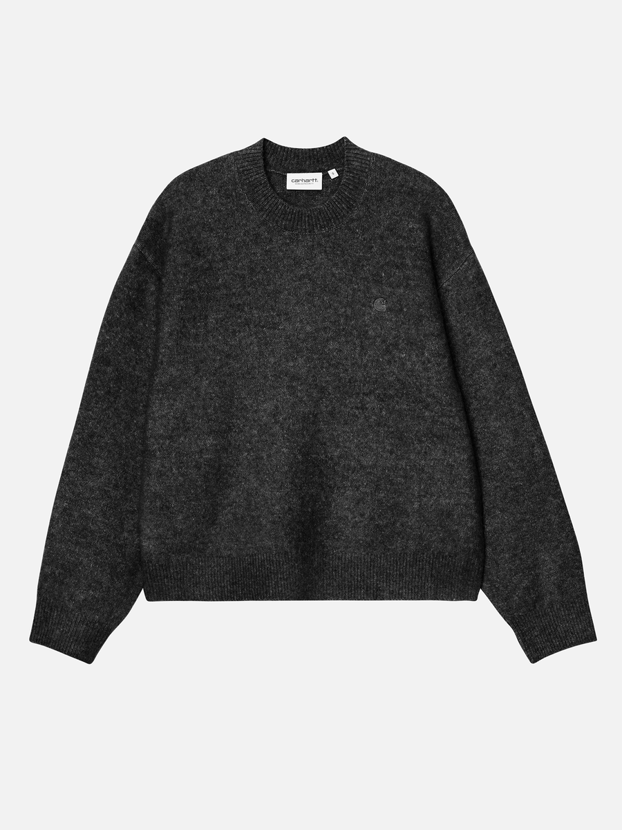 CARHARTT WIP — Свитер W Curtis Sweater Tangled Black