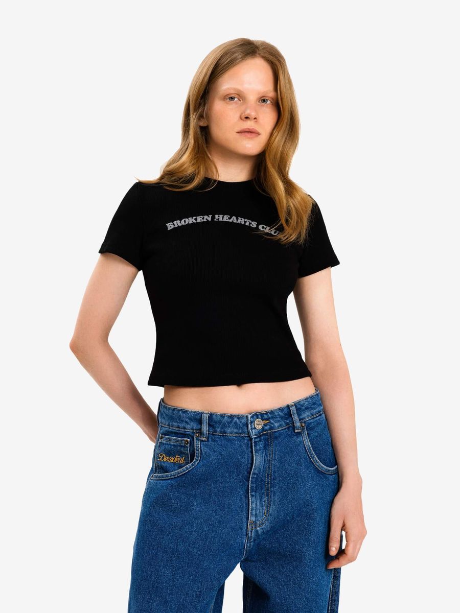 DISSIDENT — Футболка BHC Arch Baby Tee Black