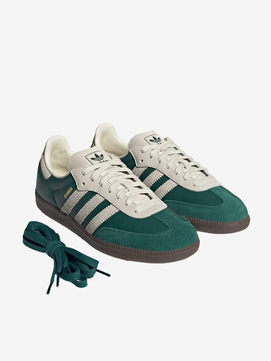 ADIDAS ORIGINALS — Samba OG Collegiate Green/Cream White