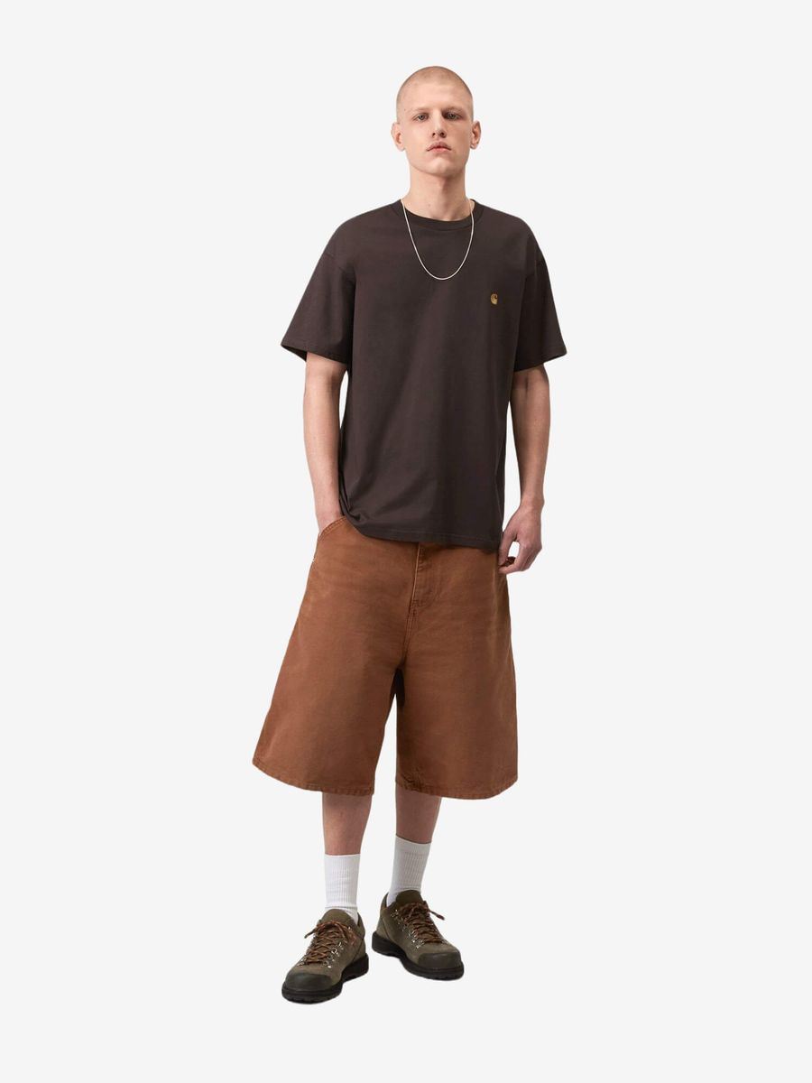 CARHARTT WIP — Футболка Chase Shale/Gold