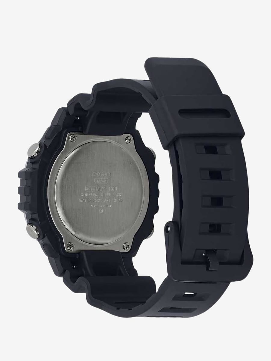 CASIO — Часы Iluminator MWD-110H-1A Black/Silver