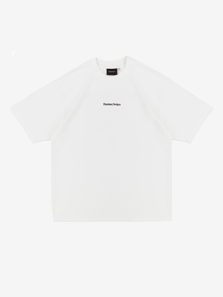 DISSIDENT — Футболка DD Logo Tee in White