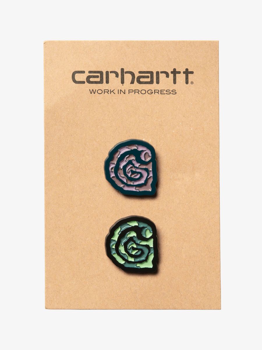 CARHARTT WIP — Набор значков Helix Pins Multicolor