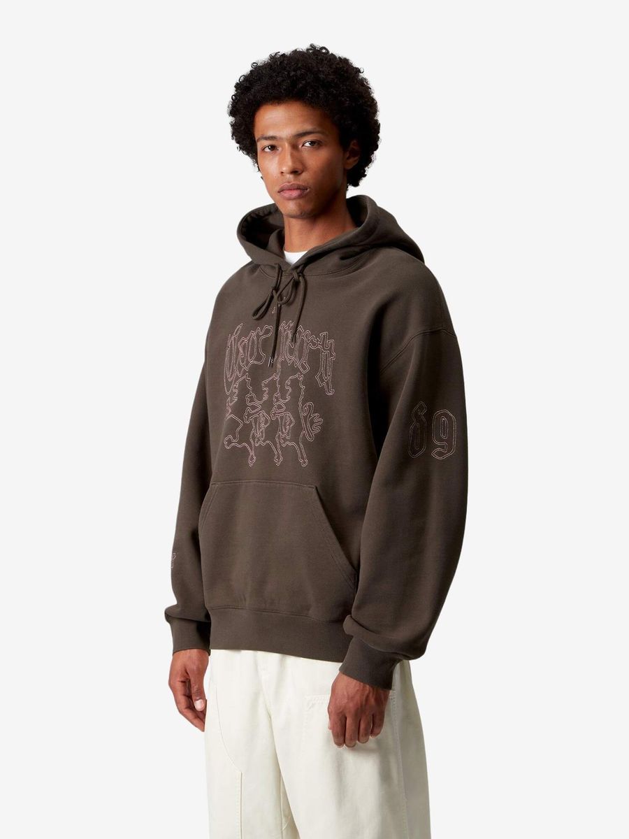 CARHARTT WIP — Худи Hooded Hackwork Sweat Vitola/Glassy Pink