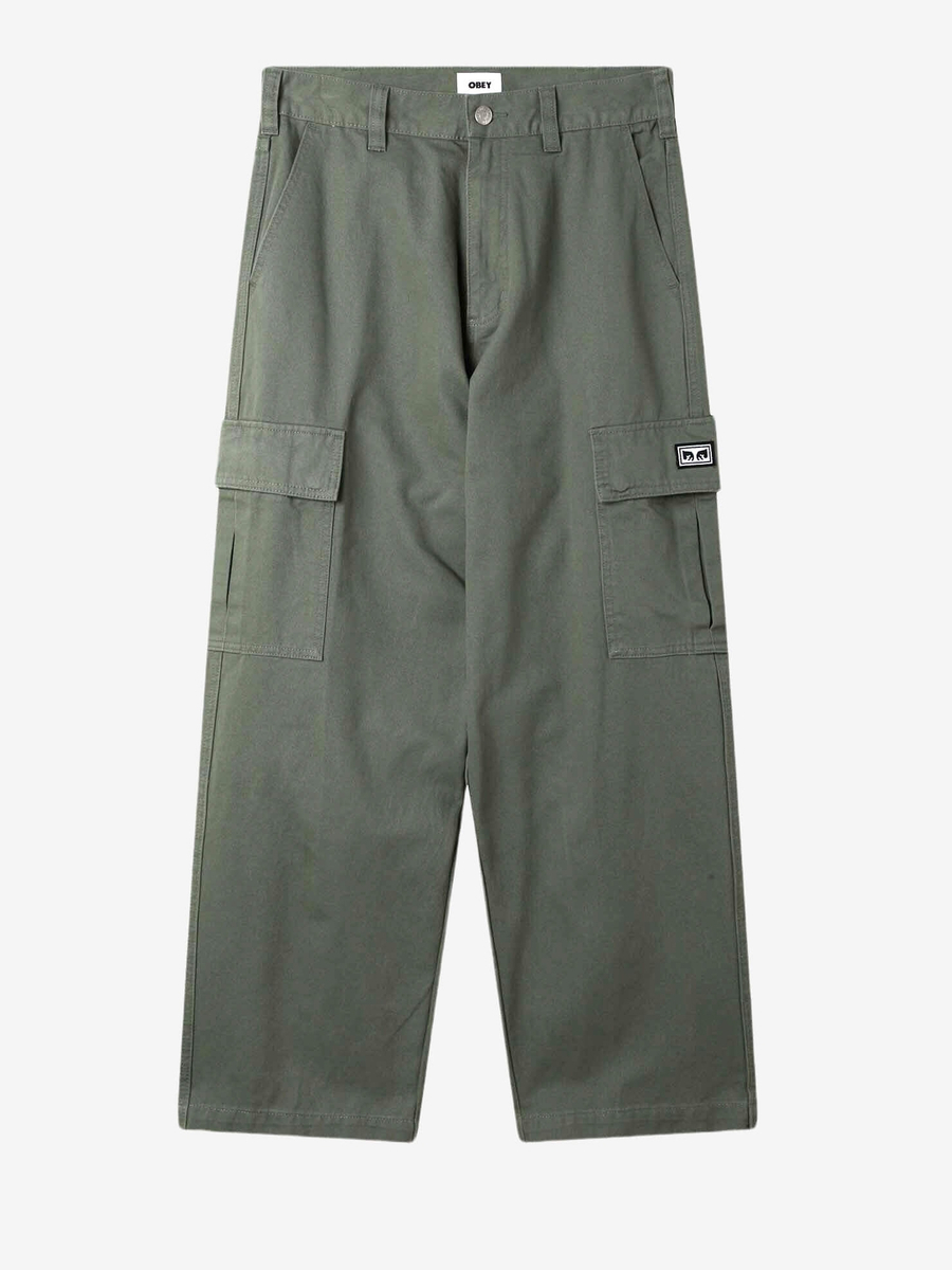 OBEY — Штаны Bigwig Baggy Twill Cargo Laurel Wreath
