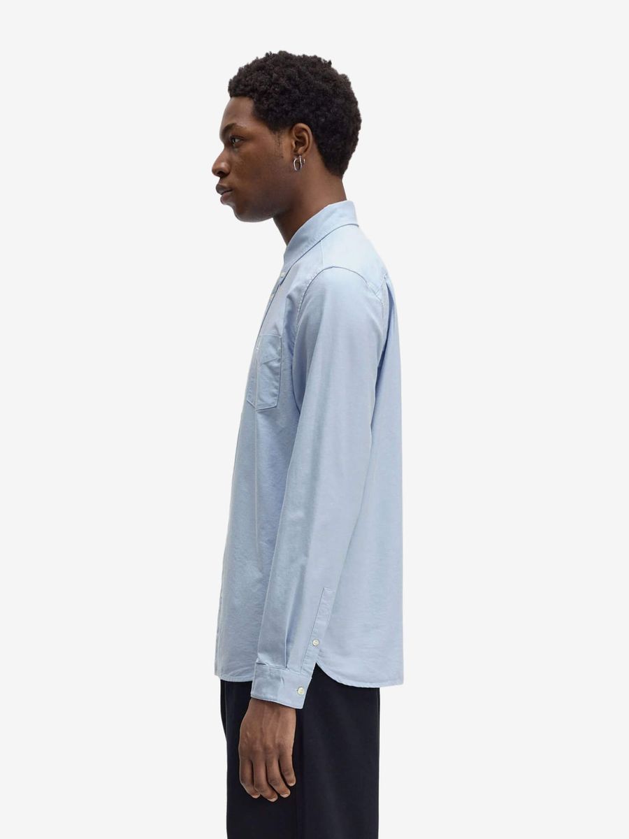 FRED PERRY — Рубашка Oxford Laurel Light Smoke