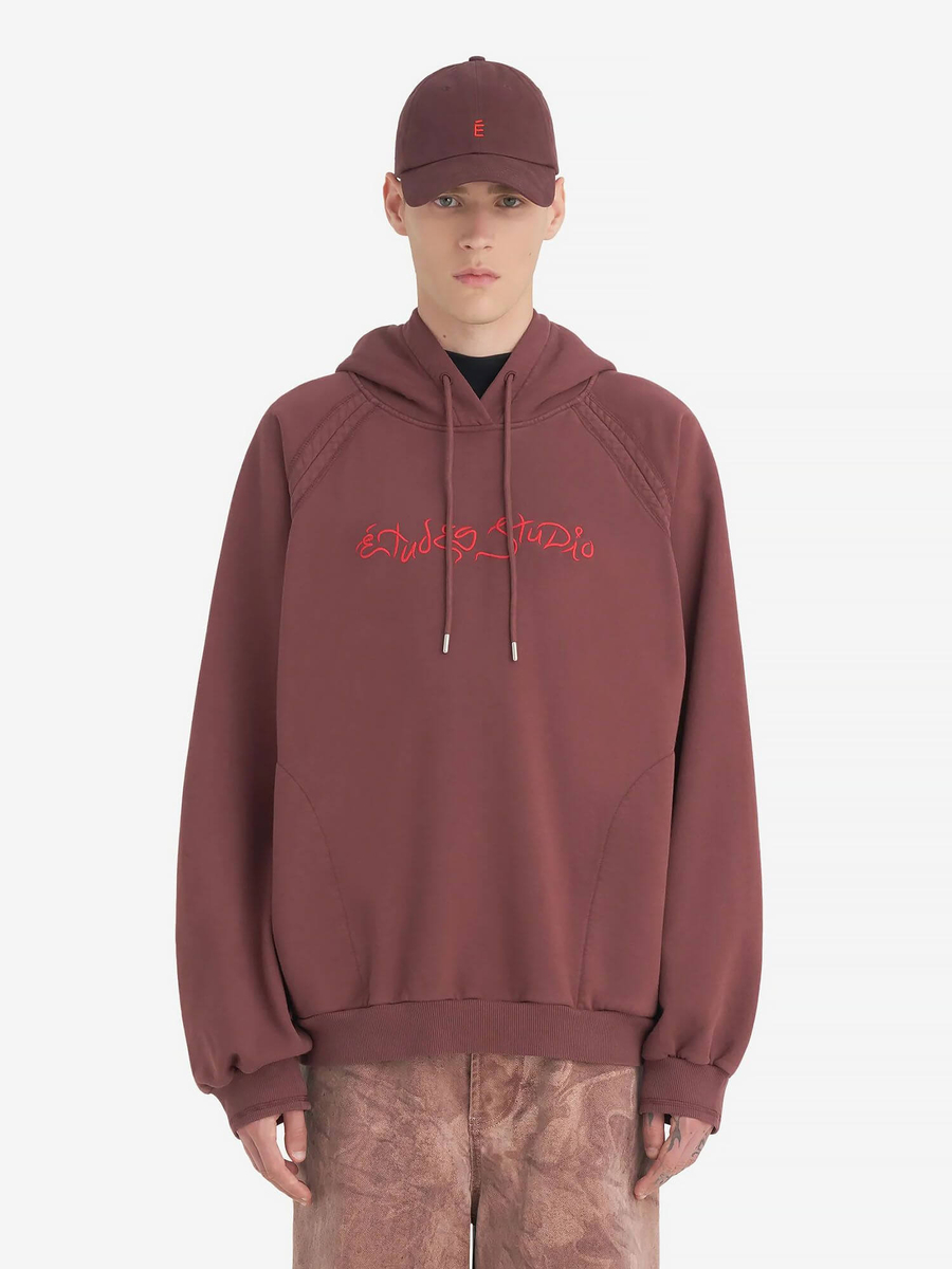 ÉTUDES STUDIO — Худи Oversize Hoodie Dream Dark Red