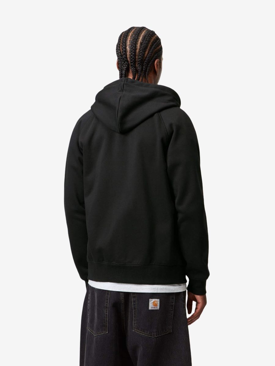 CARHARTT WIP — Худи ZIP Chase Black/Gold