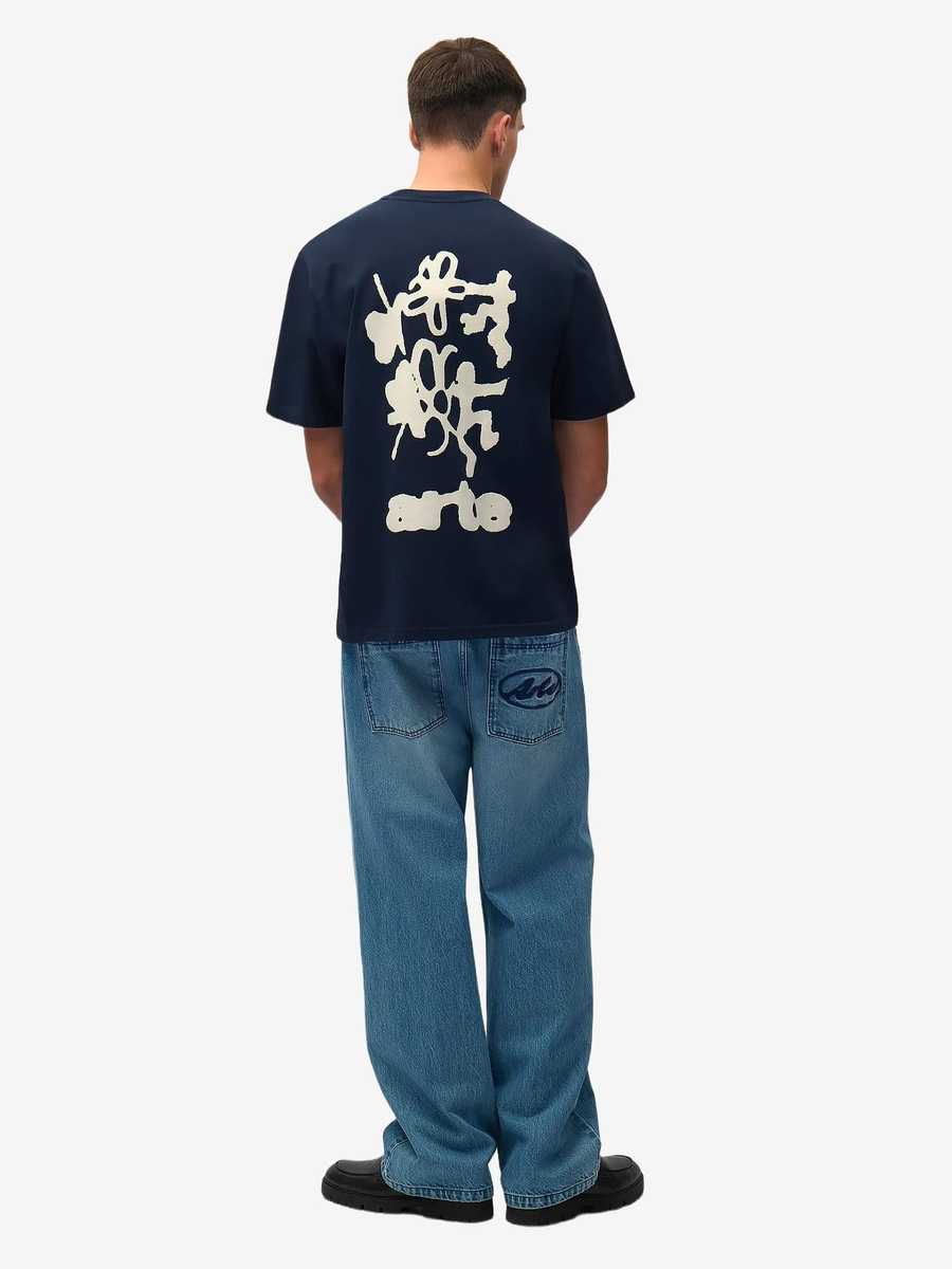 ARTE ANTWERP — Футболка  Blurry Back Print Navy