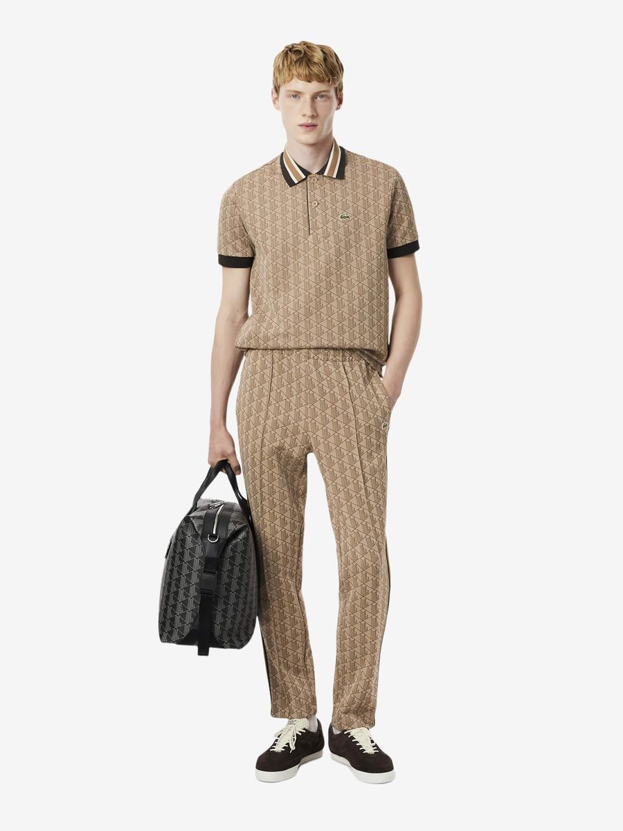 LACOSTE — Штаны Paris Regular Fit Monogram Brown